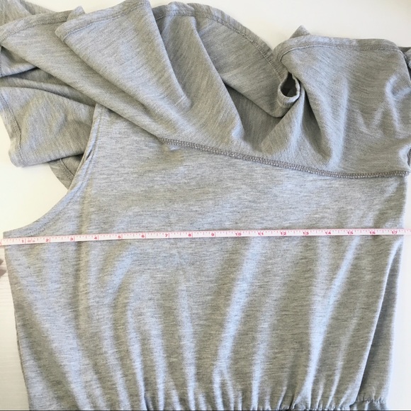 NWT Rolla Coster Gray Ruffle One Shoulder Romper - Picture 7 of 10